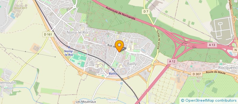 localisation de l'entreprise BZ INVEST à BAILLY