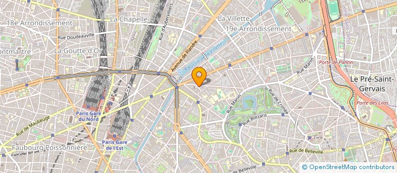 localisation de l'entreprise BZ PRO  PARIS