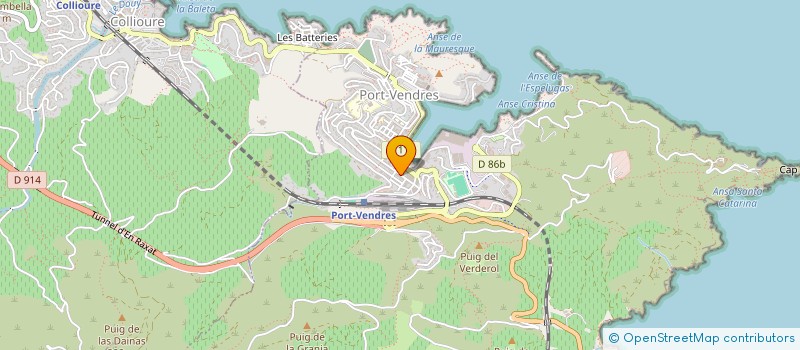 localisation de l'entreprise BZ PROMOTION  PORT-VENDRES