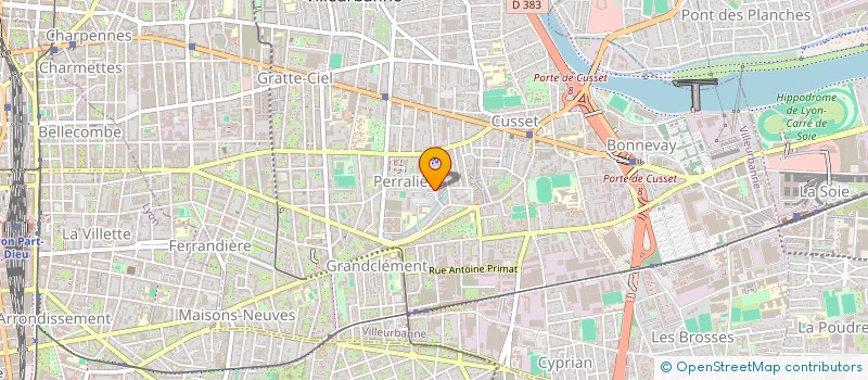 localisation de l'entreprise BZ SERVICE  VILLEURBANNE