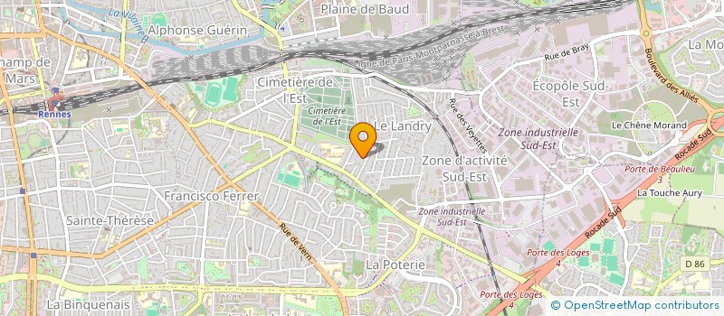 localisation de l'entreprise BZ SKOL  RENNES
