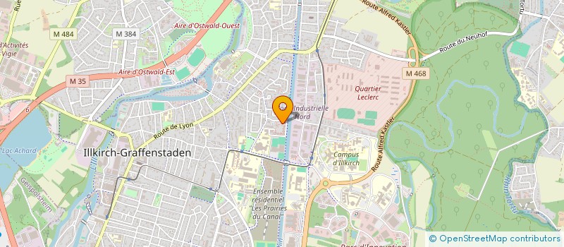 localisation de l'entreprise BZ TAXI  ILLKIRCH-GRAFFENSTADEN