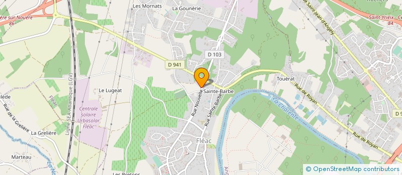 localisation de l'entreprise BZ2E à FLEAC