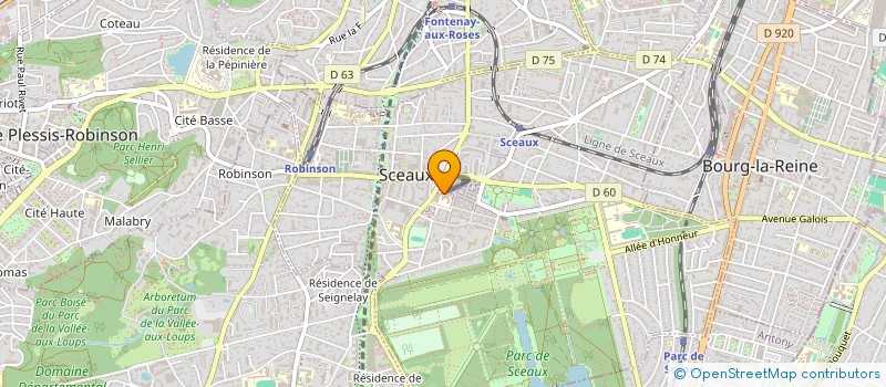 localisation de l'entreprise BZA CHALLENGE à SCEAUX