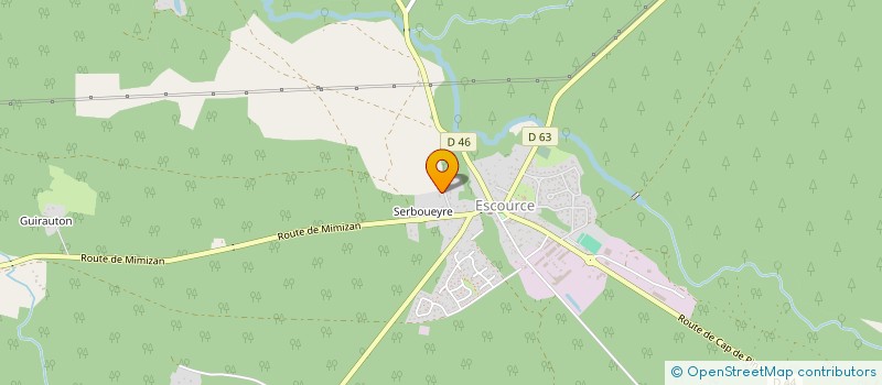 localisation de l'entreprise BZA IMMO  ESCOURCE