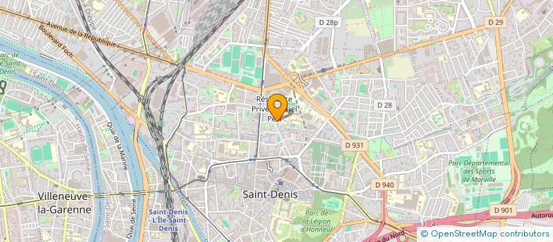 localisation de l'entreprise BZC TRANSPORT  SAINT-DENIS