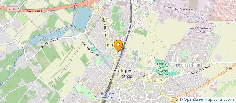 localisation de l'entreprise BZD à BRETIGNY-SUR-ORGE