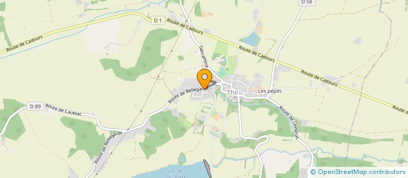 localisation de l'entreprise BZE COLORS  THIL