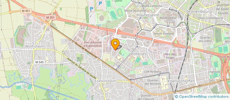 localisation de l'entreprise BZEID IMMO  STRASBOURG