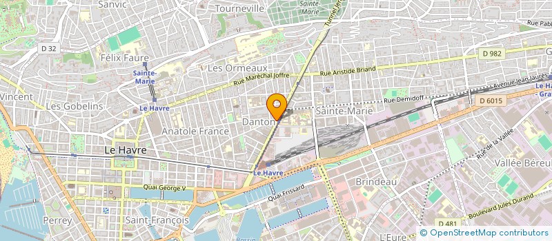 localisation de l'entreprise BZF FACTORY à LE HAVRE