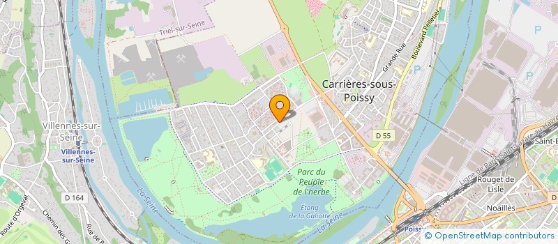 localisation de l'entreprise BZG  CARRIERES-SOUS-POISSY