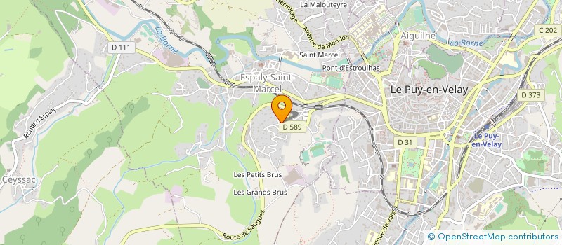 localisation de l'entreprise BZH  ESPALY-SAINT-MARCEL