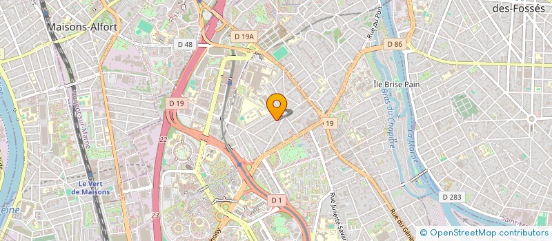 localisation de l'entreprise BZH  CRETEIL