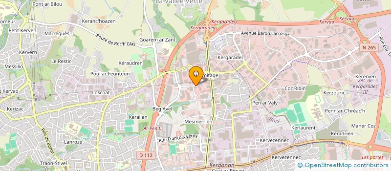 localisation de l'entreprise BZH CUISINES à BREST