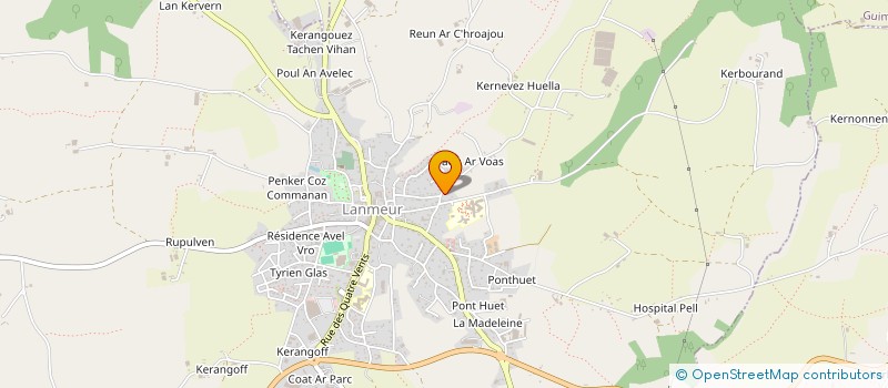 localisation de l'entreprise BZH ECO PERFORMANCE  LANMEUR