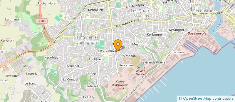 localisation de l'entreprise BZH INVESTISSEMENT à BREST