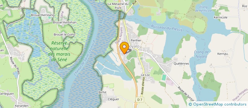 localisation de l'entreprise BZH PHOTOVOLTAIQUE  THEIX-NOYALO