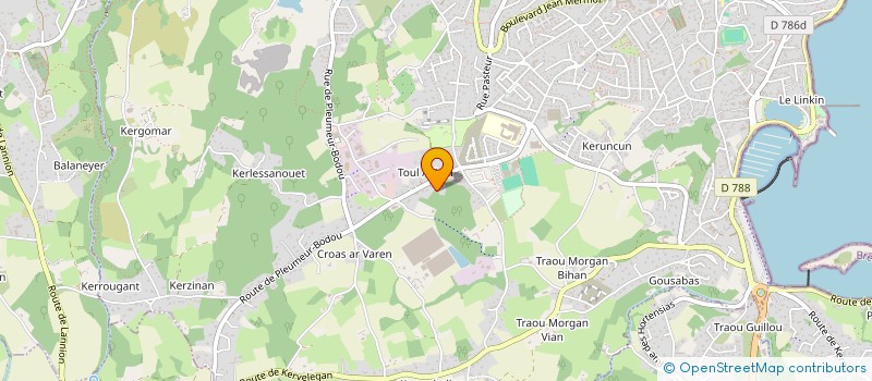 localisation de l'entreprise BZH QUALITE 22 à LANNION