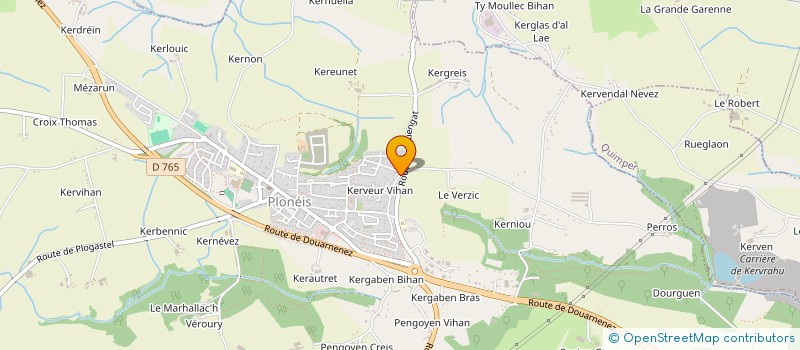 localisation de l'entreprise BZH SERVICES  PLONEIS