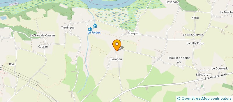 localisation de l'entreprise BZH T-SHIRT  NIVILLAC