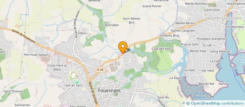 localisation de l'entreprise BZH35  FOUESNANT