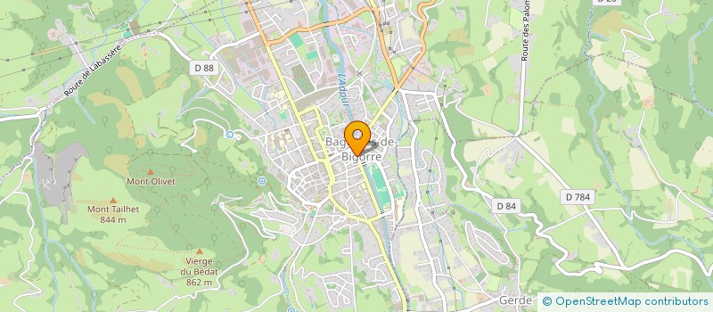 localisation de l'entreprise BZHGROWTH à BAGNERES-DE-BIGORRE