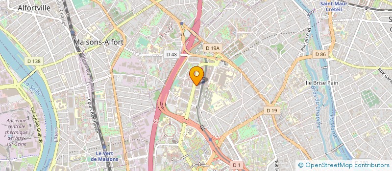 localisation de l'entreprise BZHM à CRETEIL