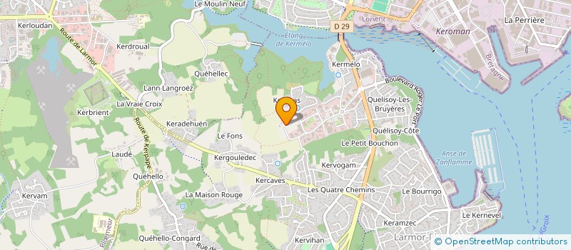 localisation de l'entreprise BZHPHARMA  LORIENT