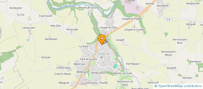 localisation de l'entreprise BZHUNT EXPLOITATION à GUIPAVAS