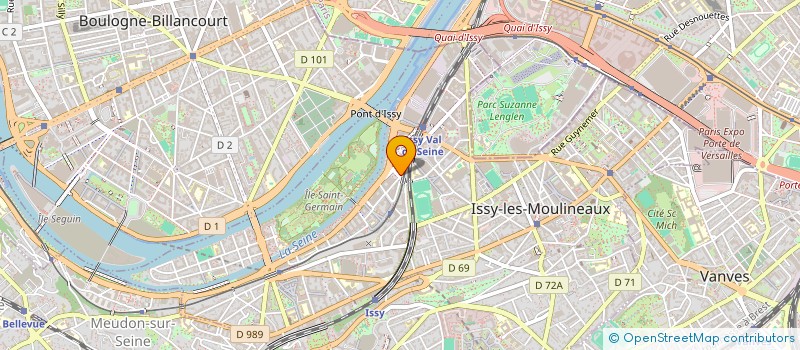 localisation de l'entreprise BZM à ISSY-LES-MOULINEAUX
