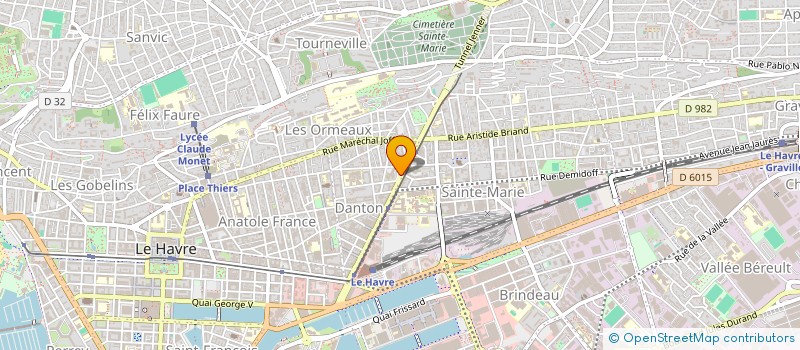 localisation de l'entreprise BZM FACTORY  LE HAVRE