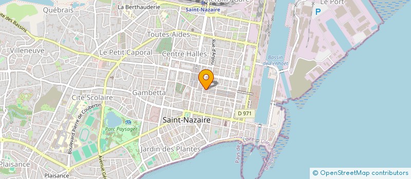 localisation de l'entreprise BZMONTS à SAINT-NAZAIRE