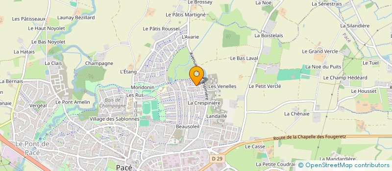 localisation de l'entreprise BZN PATRIMOINE  PACE
