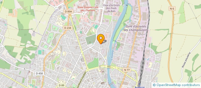 localisation de l'entreprise BZOU AUXERRE BZOU à AUXERRE