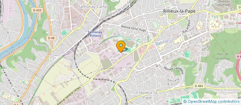 localisation de l'entreprise BZS à RILLIEUX-LA-PAPE