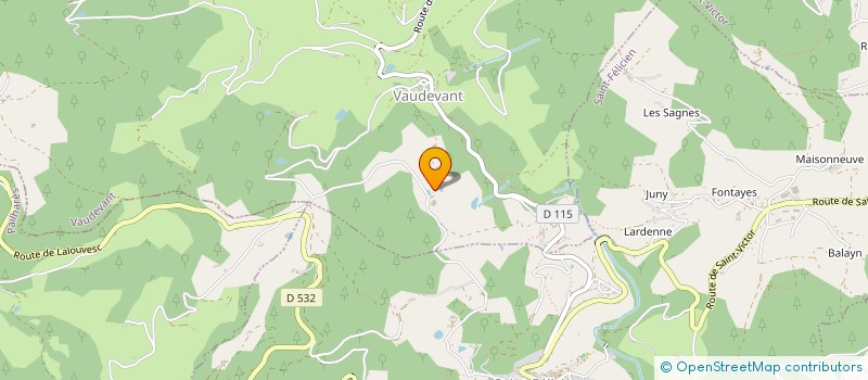 localisation de l'entreprise BZT ET CIE  VAUDEVANT