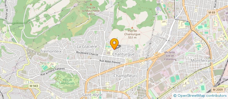 localisation de l'entreprise C.142 144 R DR HOSPITAL-EV  CLERMONT-FERRAND