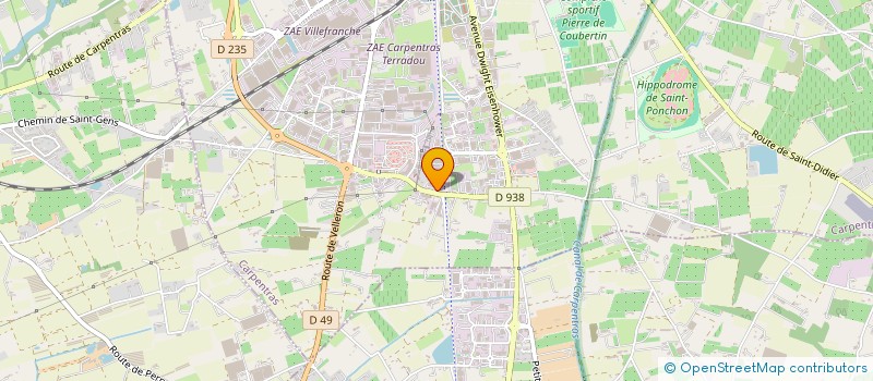 localisation de l'entreprise C.2.A à CARPENTRAS