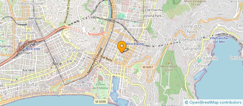 localisation de l'entreprise C 2 A SERVICES à NICE