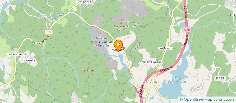 localisation de l'entreprise C 2 A SPORT à COMPREIGNAC