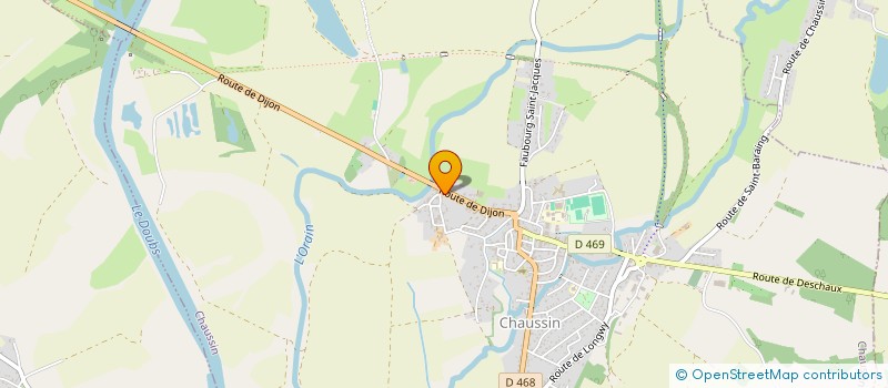 localisation de l'entreprise C 2 B  CHAUSSIN