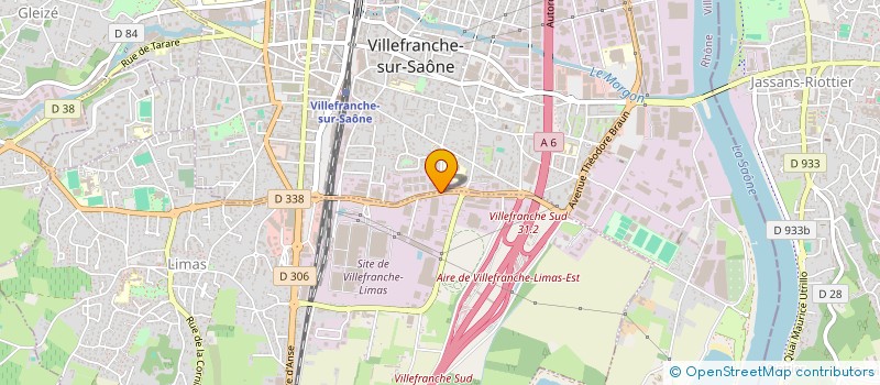 localisation de l'entreprise C.2.E.69 à VILLEFRANCHE-SUR-SAONE