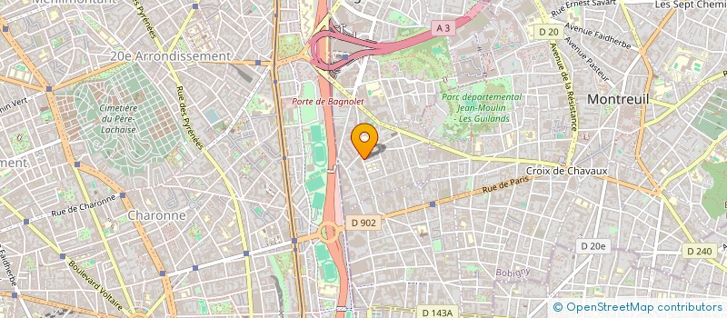 localisation de l'entreprise C 2 G à BAGNOLET