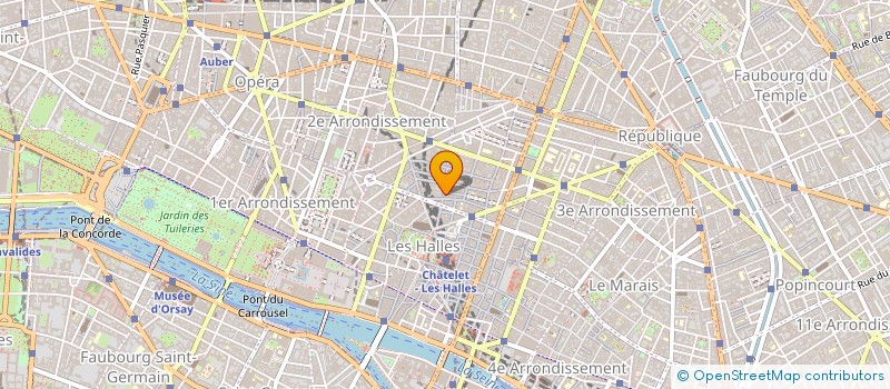 localisation de l'entreprise C 2 G CADEAUX à PARIS