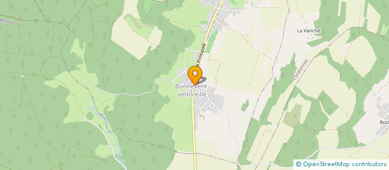 localisation de l'entreprise C 2 J  BONNEVENT-VELLOREILLE