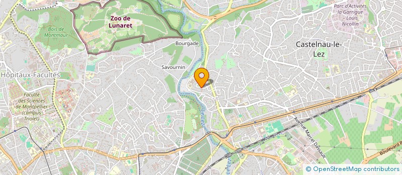 localisation de l'entreprise C 2 M à CASTELNAU-LE-LEZ