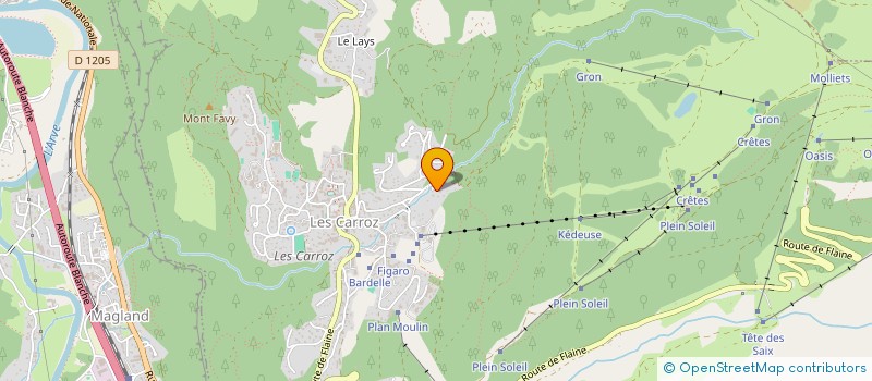 localisation de l'entreprise C.2.M  MARNAZ