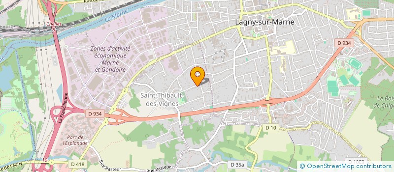 localisation de l'entreprise C.2.M.F.  SAINT-THIBAULT-DES-VIGNES