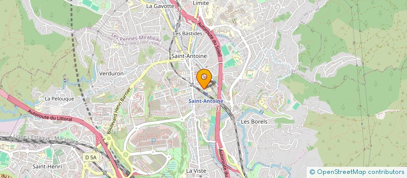 localisation de l'entreprise C 2 M - RAYONNAGES à MARSEILLE
