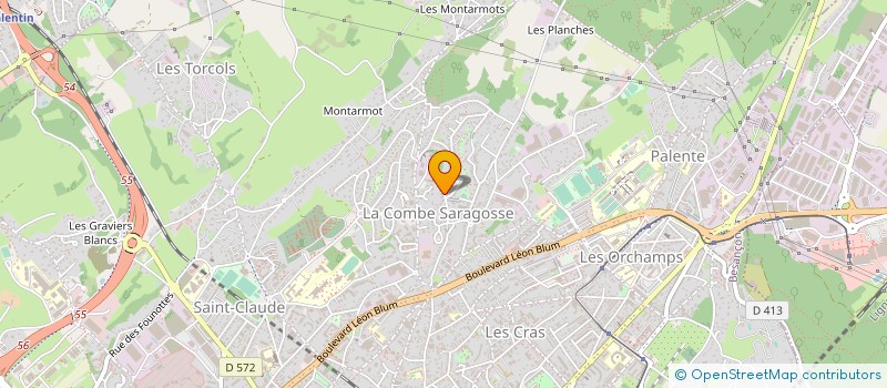 localisation de l'entreprise C 2 N  BESANCON